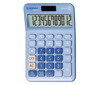 Office calculator DONAU TECH, 12-digit display, square root function, GT, dim. 175x126 mm, blue