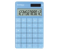 Office calculator DONAU TECH, 12-digit display, square root function, GT, dim. 166x100 mm, blue