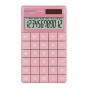 Office calculator DONAU TECH, 12-digit display, square root function, GT, dim. 166x100 mm, pink