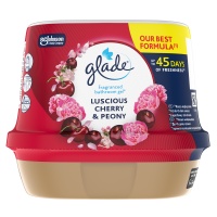 Odświeżacz powietrza GLADE Wiśnia & Peonia, żel, 180g, Środki czyszczące, Artykuły higieniczne i dozowniki