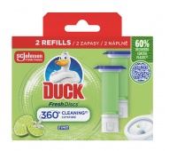 Krążki żelowe do toalet DUCK Fresh Discs Lime, wkład uzupełniający, 12szt., Środki czyszczące, Artykuły higieniczne i dozowniki