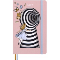 Kalendarz tygodniowy MOLESKINE 2026 Alice, 12M, L, 13x21cm, Kalendarze, Zeszyty i bloki