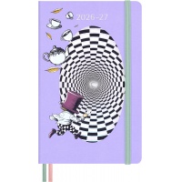 Kalendarz tygodniowy MOLESKINE 2026 Alice, 18M, L, 13x21cm, Kalendarze, Zeszyty i bloki
