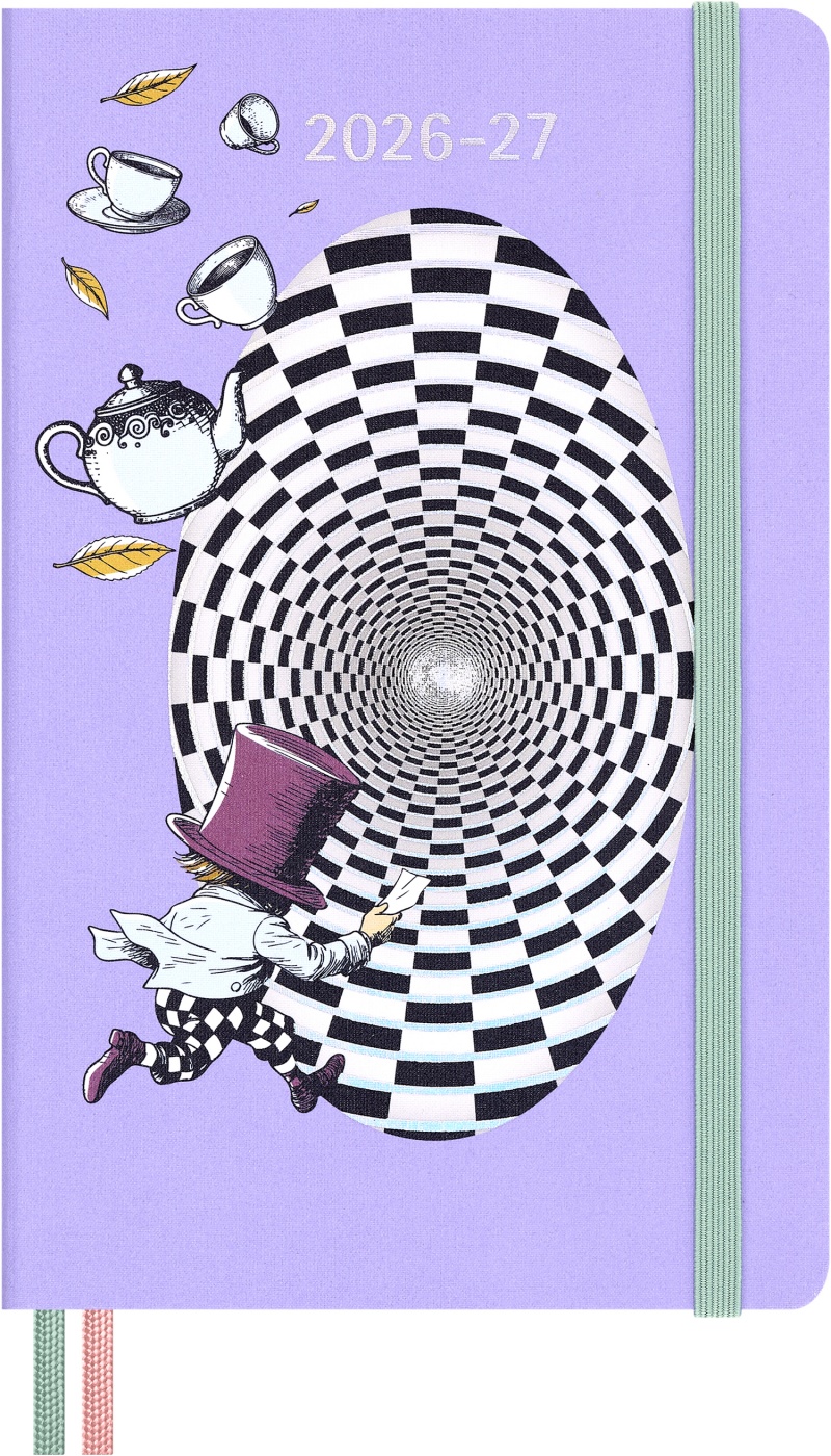 Kalendarz tygodniowy MOLESKINE 2026 Alice, 18M, L, 13x21cm, Kalendarze, Zeszyty i bloki