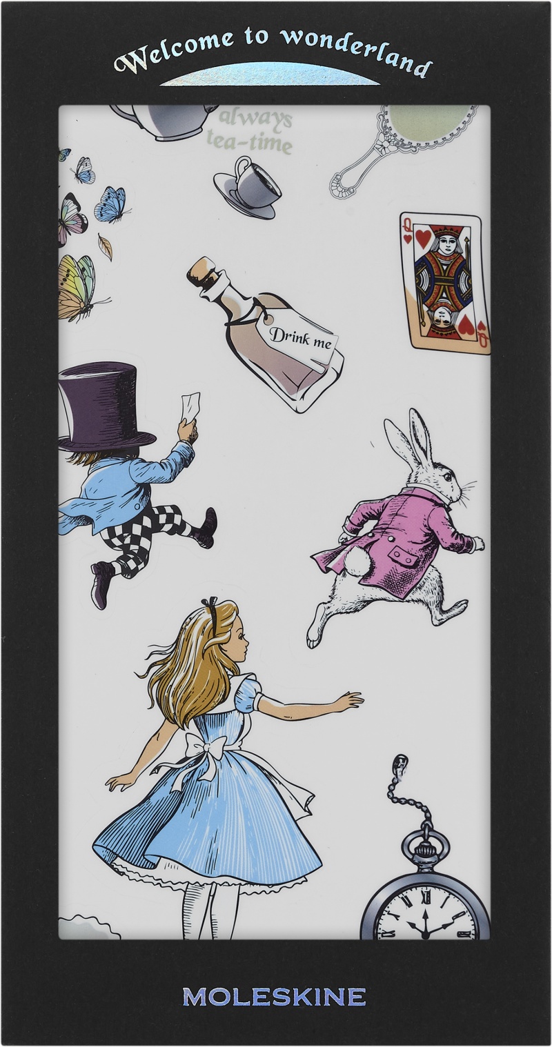 Naklejki MOLESKINE 2026 Alice, Produkty kreatywne, Artykuły szkolne