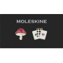 Przypinki MOLESKINE 2026 Alice, Mushroom + Cards, Notatniki, Zeszyty i bloki