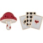 Przypinki MOLESKINE 2026 Alice, Mushroom + Cards, Notatniki, Zeszyty i bloki