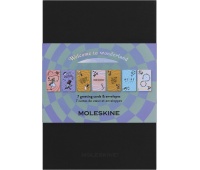 Zestaw poczt&oacute;wek MOLESKINE 2026 Alice, 7 szt., Produkty kreatywne, Artykuły szkolne