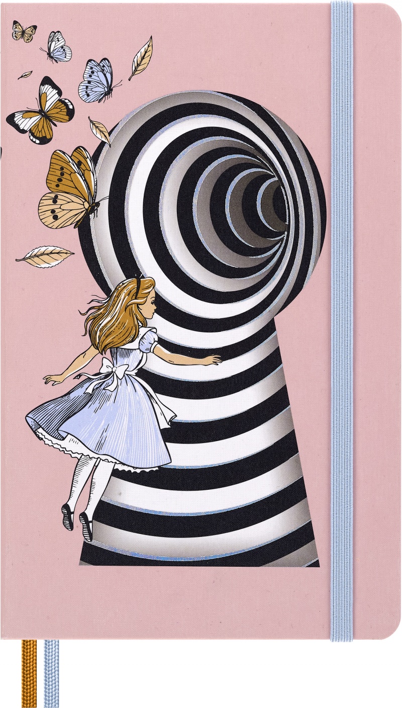 Notes MOLESKINE 2026 Alice, L, 13x21cm, w linie, Notatniki, Zeszyty i bloki
