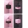 Zestaw MOLESKINE 2026 Blackpink: zeszyt Cahier P, 9x14cm, w linie