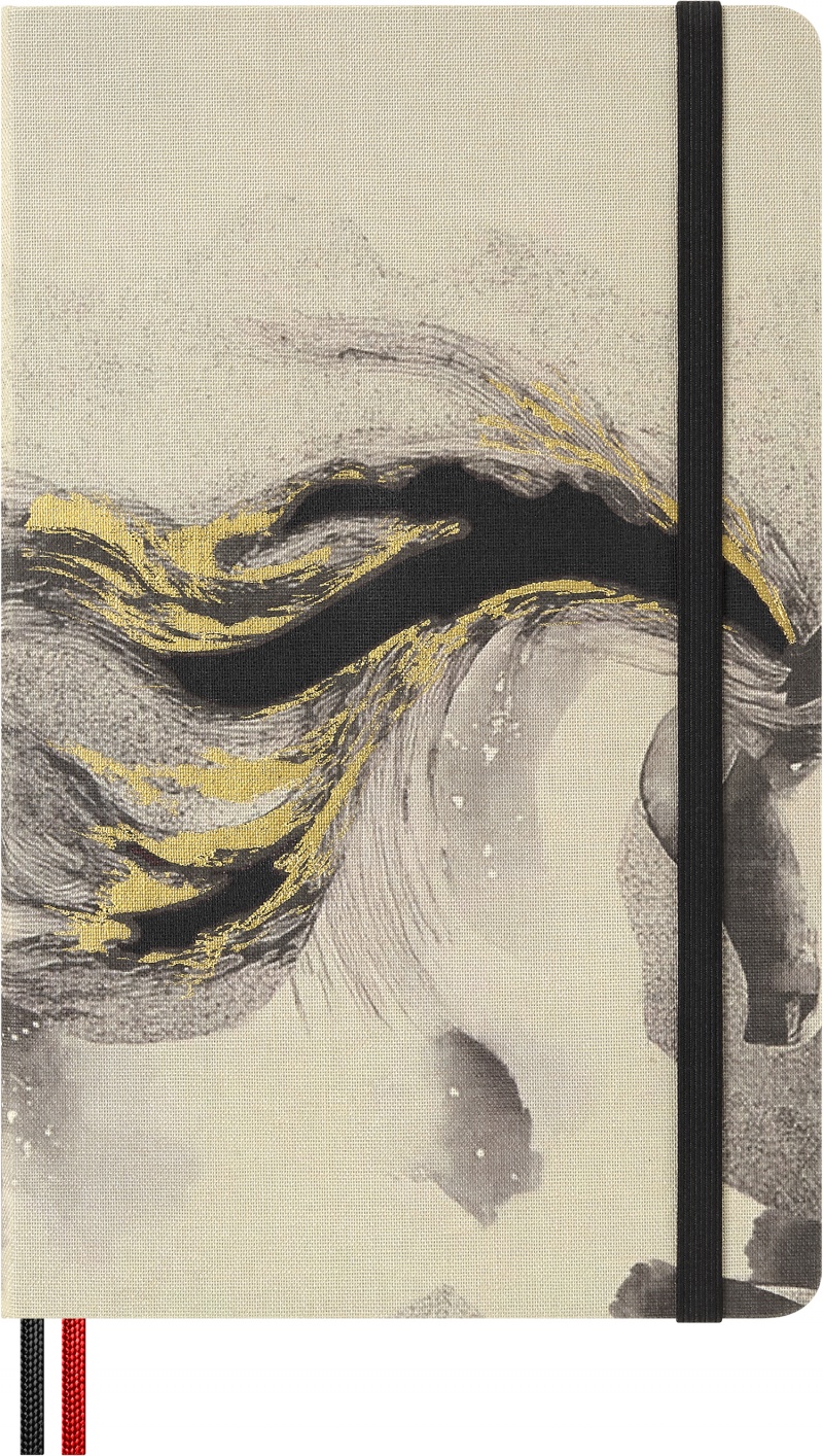 Notes MOLESKINE 2026 Horse, L, w linie, Calligraphy, Notatniki, Zeszyty i bloki