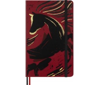 Notes MOLESKINE 2026 Horse, L, w linie, Woodcut, Notatniki, Zeszyty i bloki