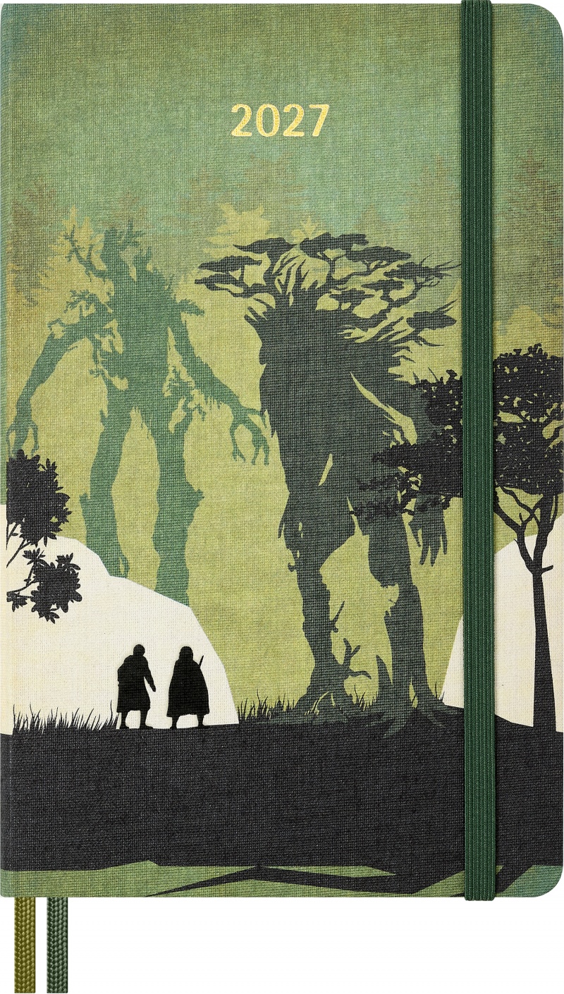 Kalendarz dzienny MOLESKINE 2026 Lord of the Rings, 12M, L, 13x21cm, Kalendarze, Zeszyty i bloki