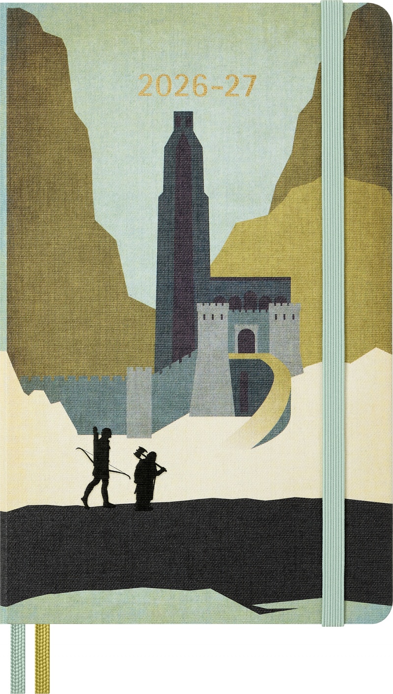 Kalendarz tygodniowy MOLESKINE 2026 Lord of the Rings, 18M, L, 13x21cm, Kalendarze, Zeszyty i bloki