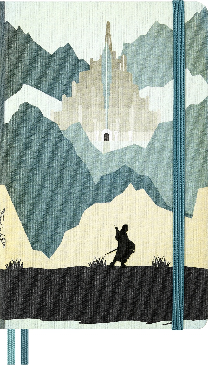 Notes MOLESKINE 2026 LOTR Aragorn, L, 13x21cm, w linie, Notatniki, Zeszyty i bloki