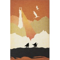Notes MOLESKINE 2026 LOTR Frodo Sam, L, 13x21cm, w linie, box