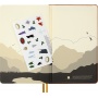 Notes MOLESKINE 2026 LOTR Frodo Sam, L, 13x21cm, w linie, box, Notatniki, Zeszyty i bloki