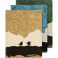 Zestaw 3 zeszyt&oacute;w MOLESKINE Cahier 2026 LOTR, XL, 19x25cm