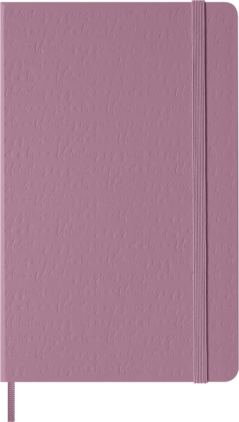 Notes MOLESKINE 2026, L, 13x21cm, gładki, twarda oprawa, majestic pink, Notatniki, Zeszyty i bloki