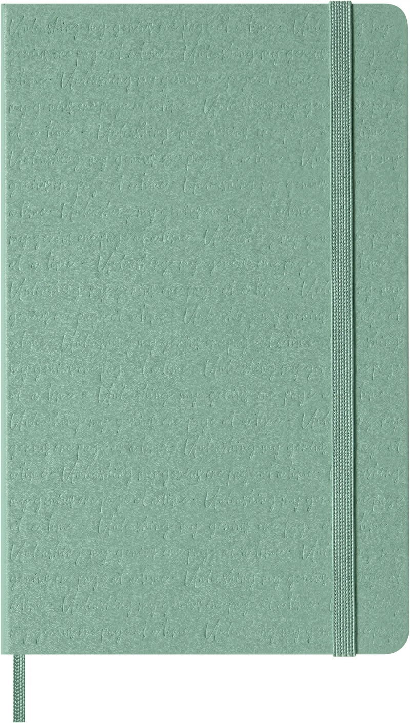Notes MOLESKINE 2026, L, 13x21cm, w linie, twarda oprawa, Sage Green, Notatniki, Zeszyty i bloki