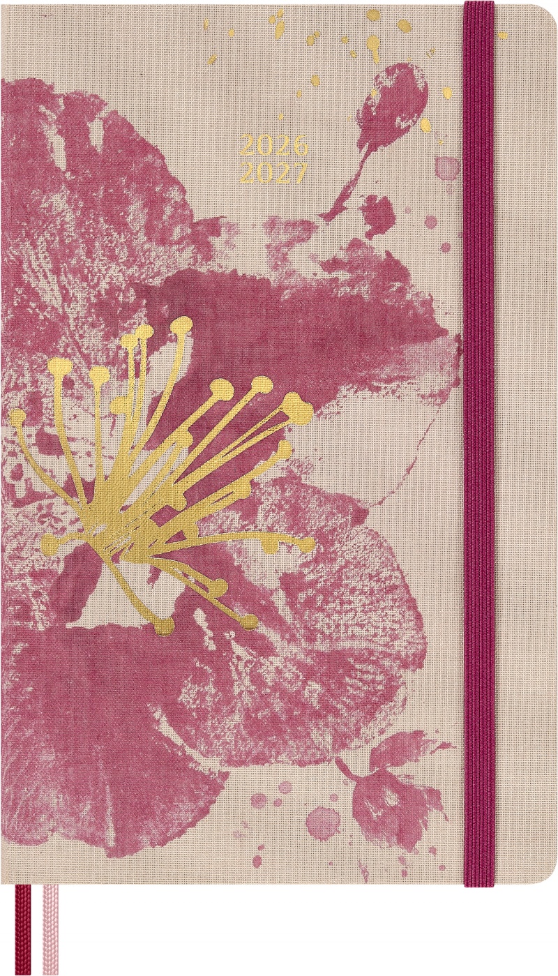 Kalendarz tygodniowy MOLESKINE 2026 Sakura, 18M, L, 13x21cm, Kalendarze, Zeszyty i bloki