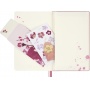 Notes MOLESKINE 2026 Sakura, L, 13x21cm, gładki, box, Notatniki, Zeszyty i bloki