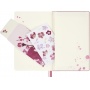Zestaw MOLESKINE 2026 Sakura: 2 notesy L, w linie/gładki + długopis Kaweco + box, Notatniki, Zeszyty i bloki