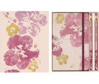 Zestaw MOLESKINE 2026 Sakura: notes L + zeszyt L + 2 oł&oacute;wki + box, Notatniki, Zeszyty i bloki