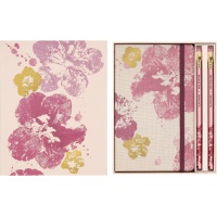Zestaw MOLESKINE 2026 Sakura: notes L + zeszyt L + 2 oł&oacute;wki + box
