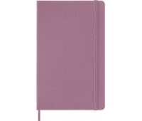 Kalendarz dzienny MOLESKINE 2027, 12M, L, 13x21cm, twarda oprawa, majestic pink, Kalendarze, Zeszyty i bloki