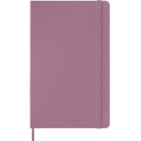 Kalendarz dzienny MOLESKINE 2027, 12M, L, 13x21cm, twarda oprawa, majestic pink, Kalendarze, Zeszyty i bloki