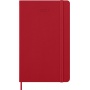 Kalendarz dzienny MOLESKINE 2027, 12M, L, 13x21cm, twarda oprawa, scarlet red, Kalendarze, Zeszyty i bloki