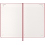 Kalendarz dzienny MOLESKINE 2027, 12M, L, 13x21cm, twarda oprawa, scarlet red, Kalendarze, Zeszyty i bloki