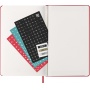 Kalendarz dzienny MOLESKINE 2027, 12M, L, 13x21cm, twarda oprawa, scarlet red, Kalendarze, Zeszyty i bloki