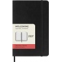 Kalendarz dzienny MOLESKINE 2027, 12M, P, 9x14cm, miękka oprawa, czarny, Kalendarze, Zeszyty i bloki