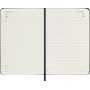 Kalendarz dzienny MOLESKINE 2027, 12M, P, 9x14cm, twarda oprawa, sapphire blue, Kalendarze, Zeszyty i bloki