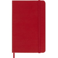 Kalendarz dzienny MOLESKINE 2027, 12M, P, 9x14cm, twarda oprawa, scarlet red, Kalendarze, Zeszyty i bloki