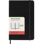 Kalendarz dzienny MOLESKINE 2027, 12M, P, 9x14cm, twarda oprawa, czarny, Kalendarze, Zeszyty i bloki