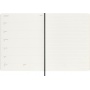 Kalendarz tygodniowy MOLESKINE 2026/27, 18M, XL, 19x25cm, miękka oprawa, czarny, Kalendarze, Zeszyty i bloki