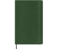 Kalendarz tygodniowy MOLESKINE 2027, 12M, L, 13x21cm, miękka oprawa, myrtle green, Kalendarze, Zeszyty i bloki