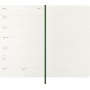 Kalendarz tygodniowy MOLESKINE 2027, 12M, L, 13x21cm, miękka oprawa, myrtle green, Kalendarze, Zeszyty i bloki