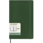 Kalendarz tygodniowy MOLESKINE 2027, 12M, L, 13x21cm, miękka oprawa, myrtle green, Kalendarze, Zeszyty i bloki