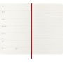 Kalendarz tygodniowy MOLESKINE 2027, 12M, L, 13x21cm, miękka oprawa, scarlet red, Kalendarze, Zeszyty i bloki