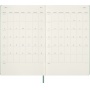 Kalendarz tygodniowy MOLESKINE 2027, 12M, L, 13x21cm, twarda oprawa, Sage Green, Kalendarze, Zeszyty i bloki