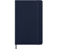 Kalendarz tygodniowy MOLESKINE 2027, 12M, L, 13x21cm, twarda oprawa, sapphire blue, Kalendarze, Zeszyty i bloki