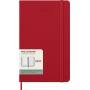 Kalendarz tygodniowy MOLESKINE 2027, 12M, L, 13x21cm, twarda oprawa, scarlet red, Kalendarze, Zeszyty i bloki