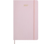 Kalendarz tygodniowy MOLESKINE 2027, 12M, L, 13x21cm, edycja limitowana, syntetyczna sk&oacute;ra węża, box, bordeaux, Kalendarze, Zeszyty i bloki