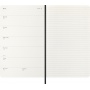 Kalendarz tygodniowy MOLESKINE 2027, 12M, L, 13x21cm, edycja limitowana, syntetyczna sk&oacute;ra węża, box, czarny, Kalendarze, Zeszyty i bloki