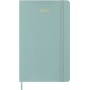 Kalendarz tygodniowy MOLESKINE 2027, 12M, L, 13x21cm, edycja limitowana, syntetyczna sk&oacute;ra węża, box, sage Green, Kalendarze, Zeszyty i bloki