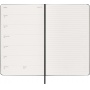 Kalendarz tygodniowy MOLESKINE 2027, 12M, L, 13x21cm, twarda oprawa, czarny, Kalendarze, Zeszyty i bloki
